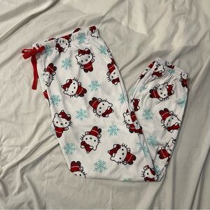 hello kitty christmas pajama pants
